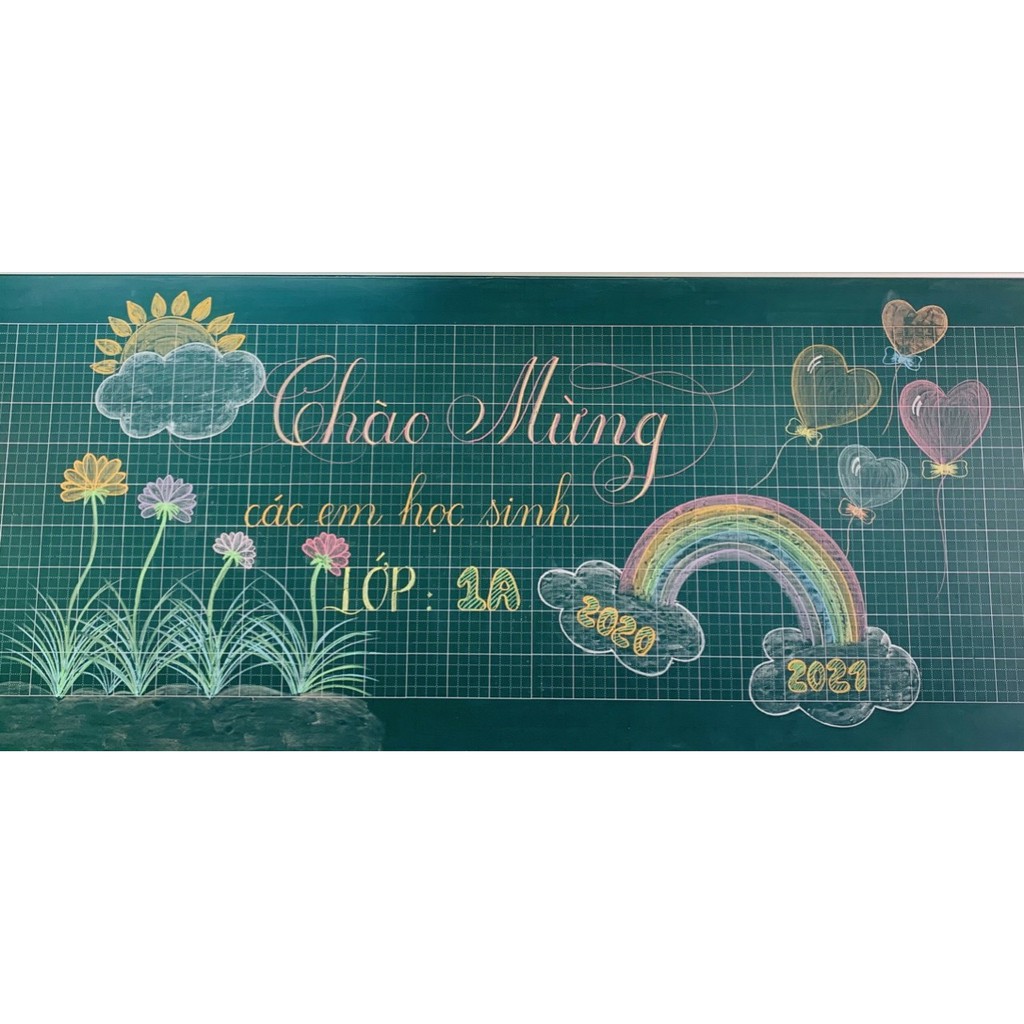 PHẤN VIẾT BẢNG SIÊU NHẸ ÍT BỤI HI CHALK - nhiều màu - hộp 100 viên