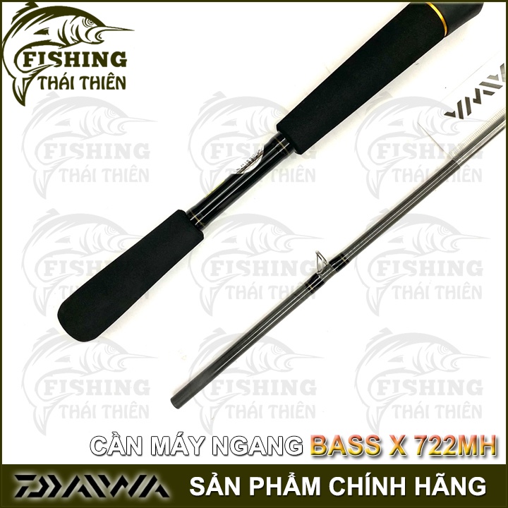 Cần Câu Cá Daiwa Bass X 722MHB Cần Lure Máy Ngang 2m18 Khoen Pat Fuji Sản Phẩm Chính Hãng Made In Việt Nam