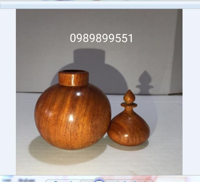 LỌ TĂM HỒ LÔ GỖ HƯƠNG