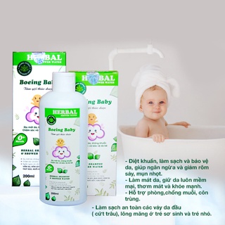 Nước tắm gội thảo dược Boeing BaBy