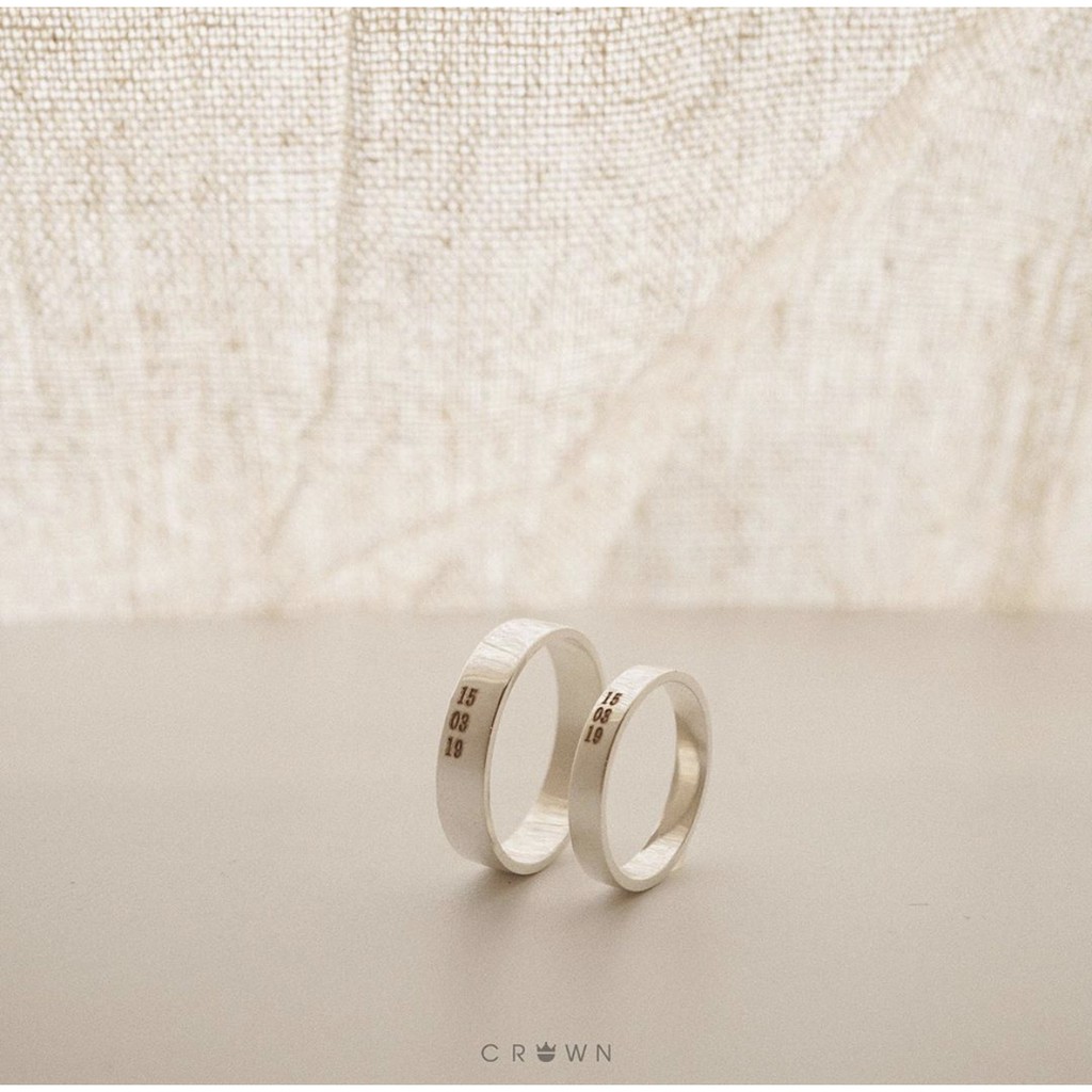 Nhẫn trơn bạc 925 - 3MM
