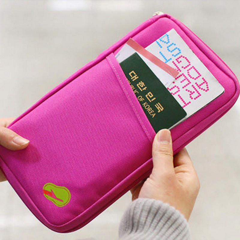 Ví tiền nữ có ngăn để thẻ, passport tiện lợi