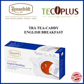 [HÀNG CHÍNH HÃNG] Ronnefeldt tea - Trà túi lọc Tea-caddy English Breakfast 1 hộp / 20 sachets
