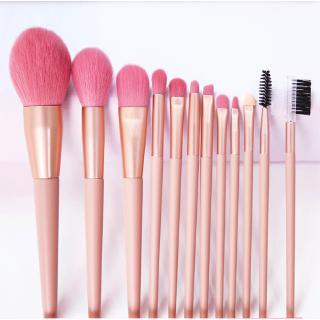 [hot  sale ] Set 12 cọ trang điểm dùng tán má hồng/tán son môi/tán phấn mắt chất lượng cao  Nội Địa Trung