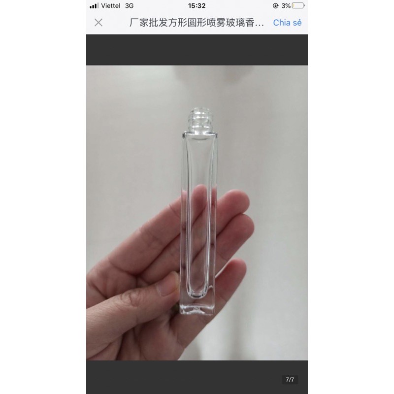 Lọ chiết nước hoa 10 ml