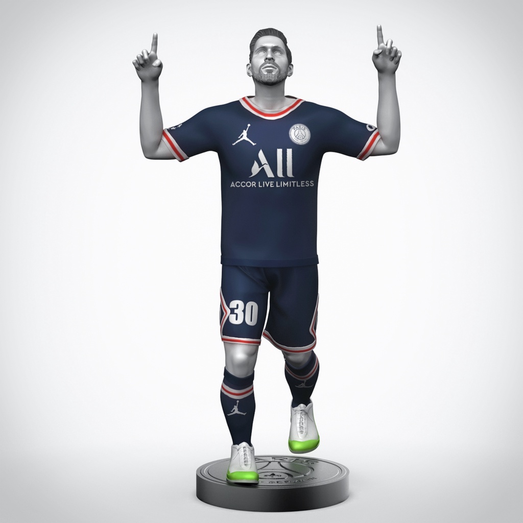 Mô Hình Lionel Messi Celebrate Bằng Chất Liệu Nhựa Resin - Cao 20 cm