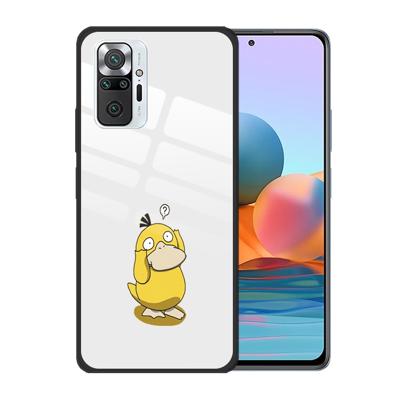 Ốp điện thoại kính cường lực chống trầy in hình heo cho Xiaomi Redmi Note 10 5G 10S Pro 9S Redmi 9A 9 8 9T