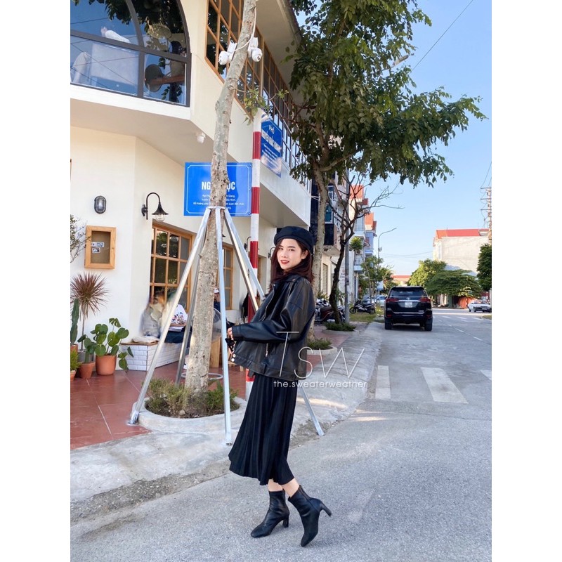 Chân váy xoè dài xếp ly | BigBuy360 - bigbuy360.vn