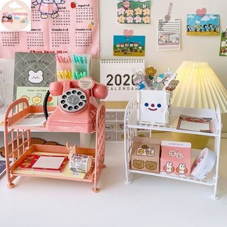 [Giá rẻ kèm Mã Giảm Giá] Kệ đựng đồ dùng 2 tầng để bàn Mini 2 tầng xinh xắn, tiện dụng
