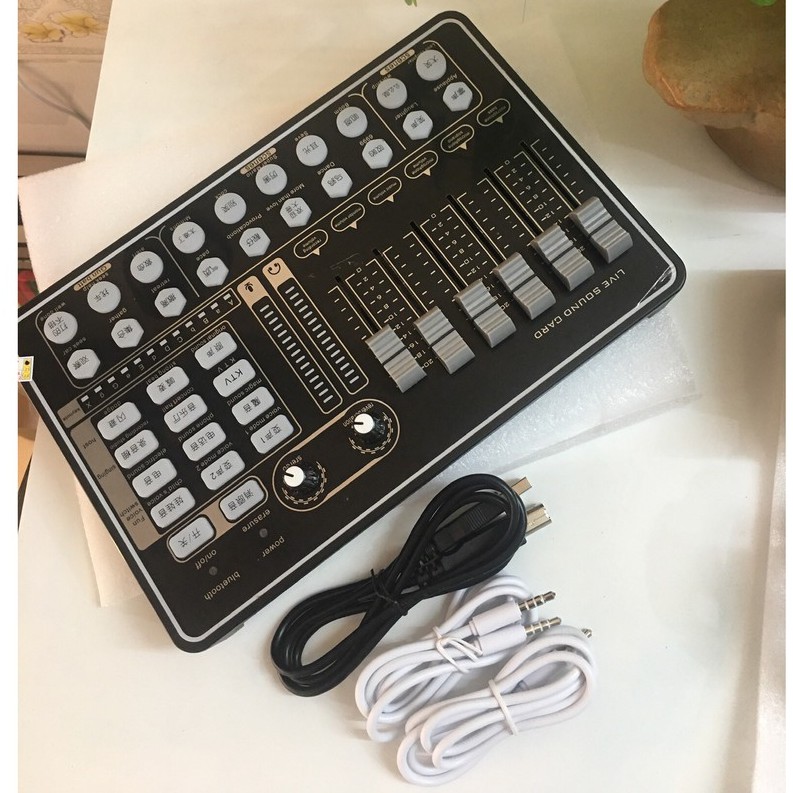 Bộ Sound Card H9 + Micro Thu Âm ISK AT100 - Chính Hãng Có Mã Vạch