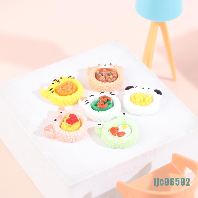 Hộp Cơm Bento Mini Phong Cách Nhật Bản Cho Nhà Búp Bê Ljc96592 1: 12