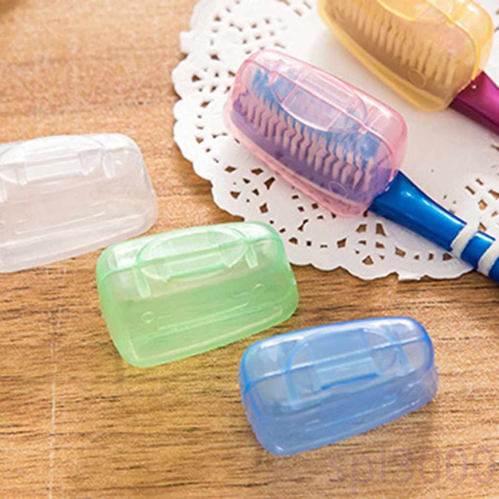 Set 5 nắp đậy bảo vệ đầu bàn chải đánh răng thiết kế tiện dụng