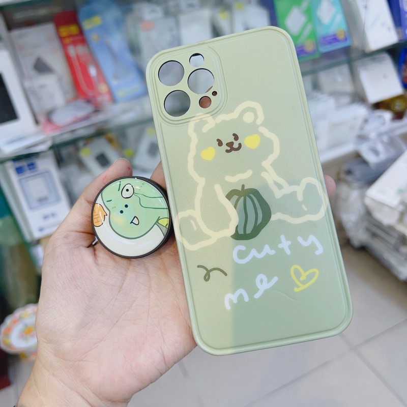 trọn bộ ốp và giá đỡ, chống rớt ip 12Pro