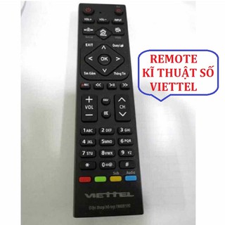 Điều khiển đầu thu truyền hình kĩ thuật số Viettel - REMOTE ĐIỀU khiển đầu thu VIETTEL