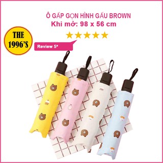 [HÀNG HOT] Ô Gấp Gọn 💖 Hình Gấu BROWN 💖 Siêu Xinh Cho Chị Em