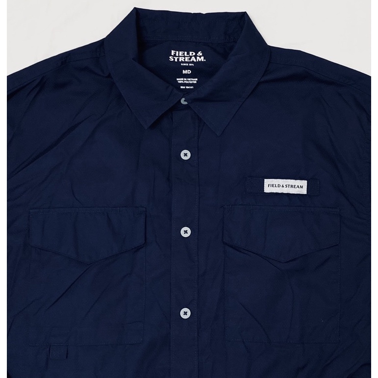 Áo sơ mi nam Bigsize đi câu cá outdoor Field & Stream,chất liệu 100% polyester chống tia UV 50 %
