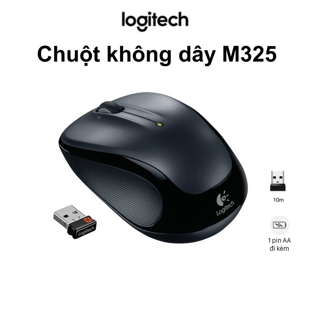 Chuột không dây Logitech M325 cao cấp - chính hãng