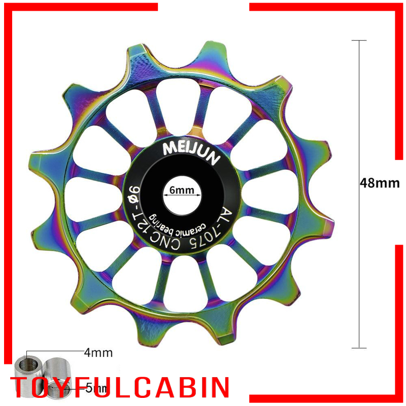 Bánh Răng Ròng Rọc 12t Màu Cầu Vồng Thay Thế Cho Xe Đạp Màu Sắc