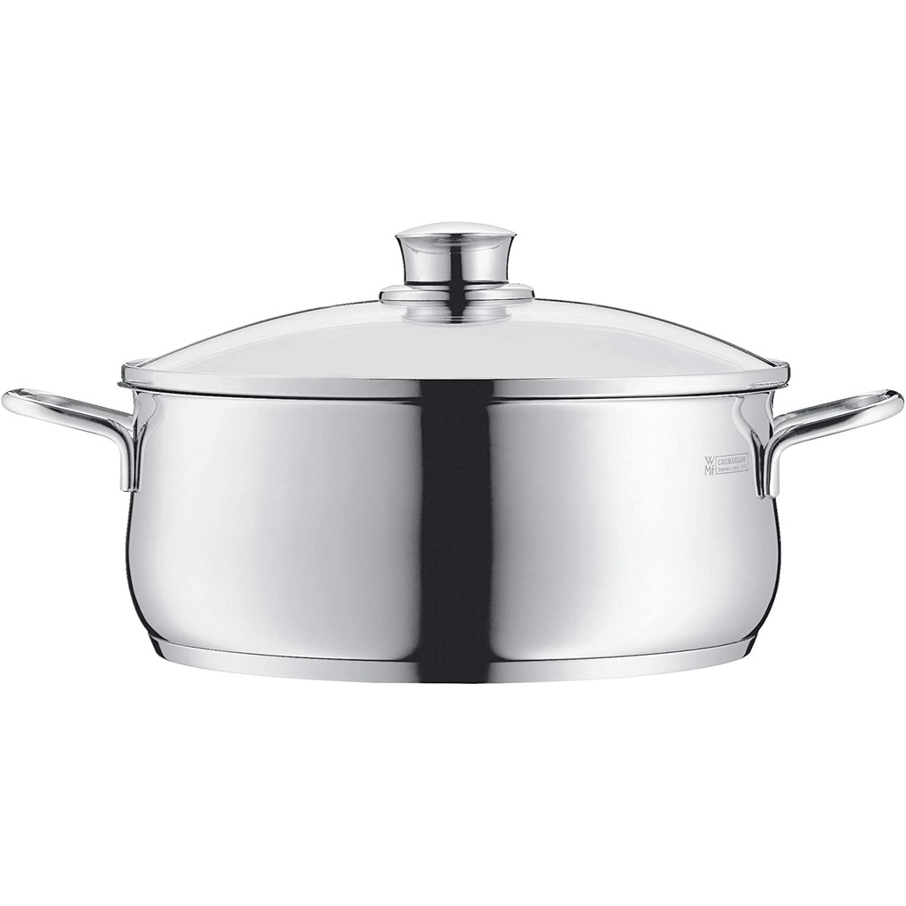 Nồi WMF Diadem Plus Bratentopf 16 cm 2L thành thấp chất liệu thép không gỉ [nhập Đức chính hãng]