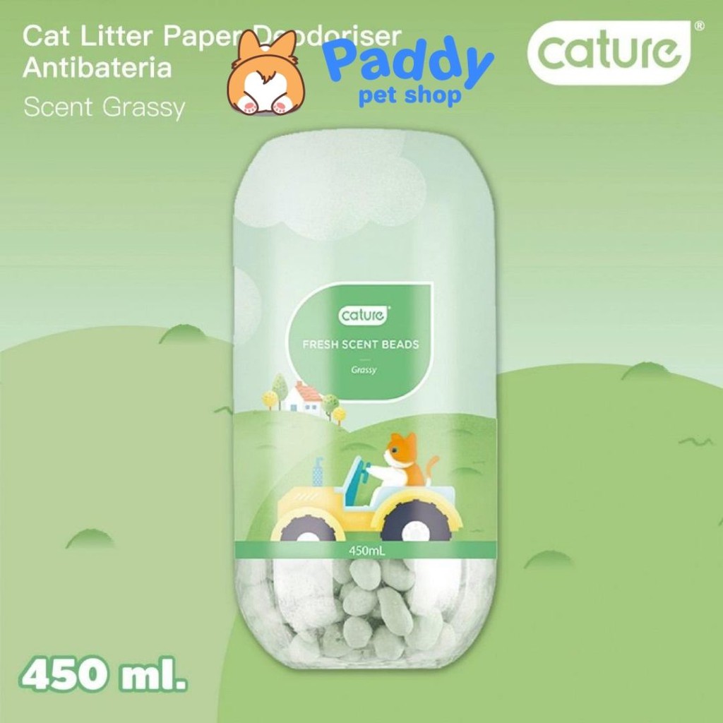 [Mã PET50K giảm Giảm 10% - Tối đa 50K đơn từ 250K] Viên Khử Mùi Hôi Cát Mèo Cature (Lon 450ml)