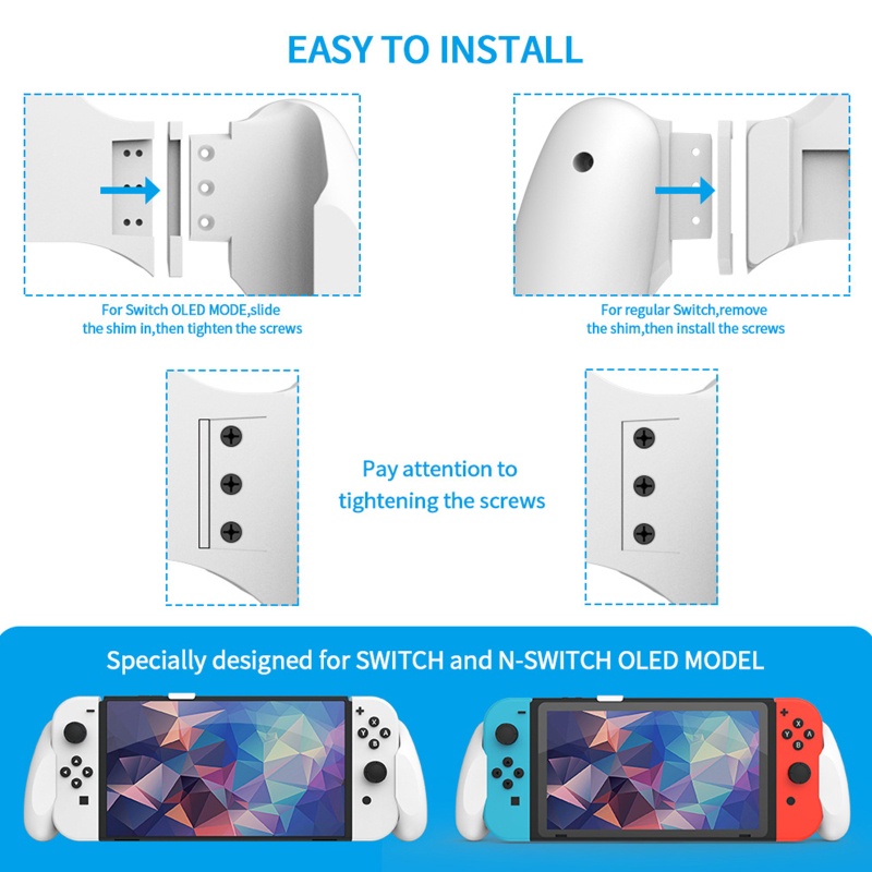 Vỏ Bọc Tay Cầm Chơi Game Thoải Mái Cho Switch OLED / Switch