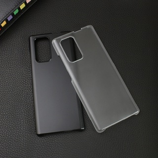 Ốp điện thoại pc cứng siêu mỏng mặt nhám chống bám vân tay cho lg wing 5g lgwing lm-f100n 6.8"