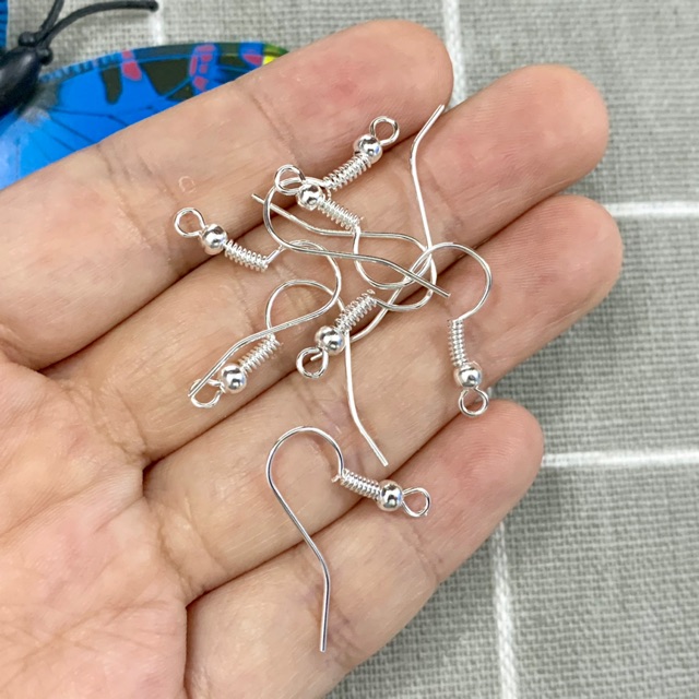50 đôi Bông tai, khuyên tai trơn handmade