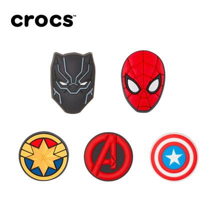 Jibbitz Crocs _ Captain Marvel Avengers Spider-Man