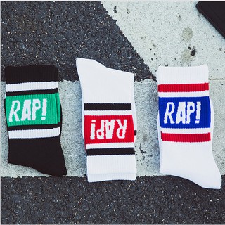 Vớ cổ trung chữ RAP