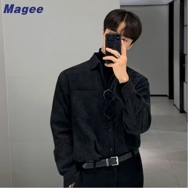 Áo Sơ Mi Nam Dài Tay Phong Cách Hàn Quốc Mới