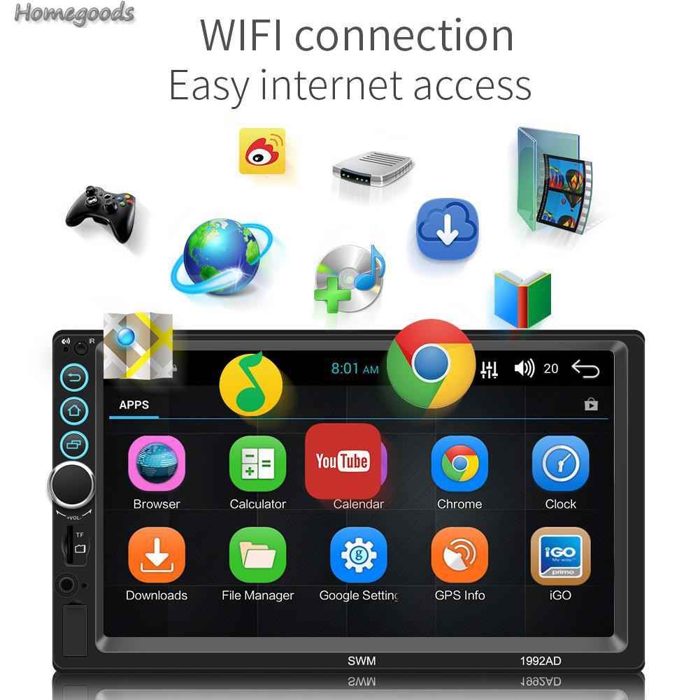 HOME-Amazing 7in Android Car Stereo MP5 Player GPS Navigation RDS FM/AM Radio U Disk AUX-GOODS