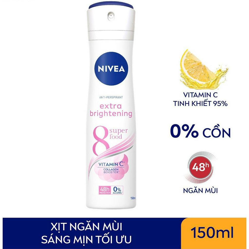 Xịt khử mùi nữ Nivea Giảm Tiết Mồ Hôi
