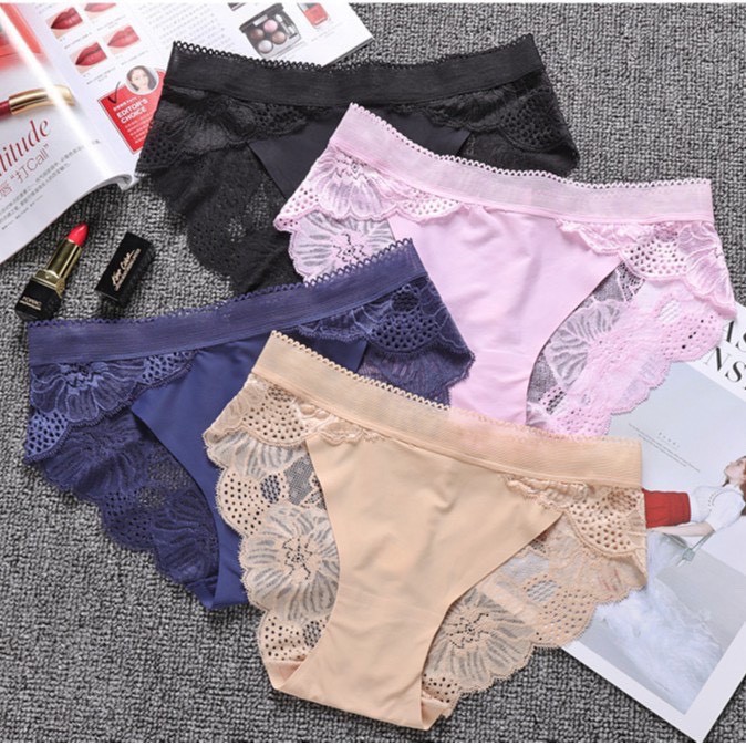 [KÈM VIDEO THẬT]Quần Lót Nữ ❤️Quần Lót Ren cao cấp mềm mại kháng khuẩn sexy gợi cảm ❤️ | BigBuy360 - bigbuy360.vn