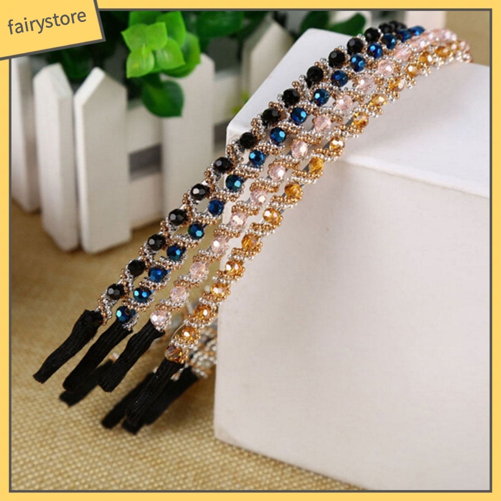 Cài tóc đính đá lấp lánh đơn giản dành cho phái đẹp