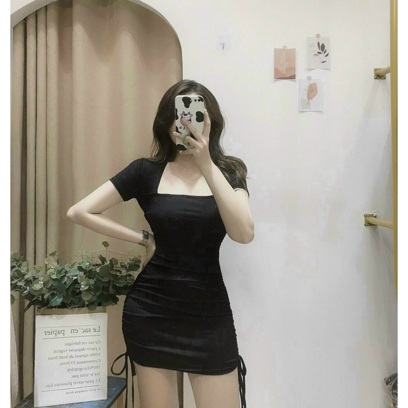 Đầm Váy Body Sang Chảnh Đầm Dự Tiệc Chất Thun Mã KH031