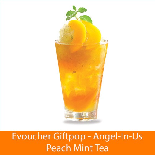 Hà Nội, Hồ Chí Minh [Evoucher] Phiếu mua hàng Angel-In-Us - Peach Mint Tea (Trà Đào)