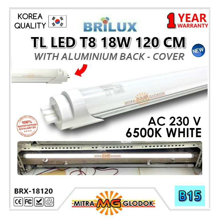 Ốp Lưng Đèn Led Neon Tl T8 Tube 18w 120cm - 1 Năm Warranty - B15