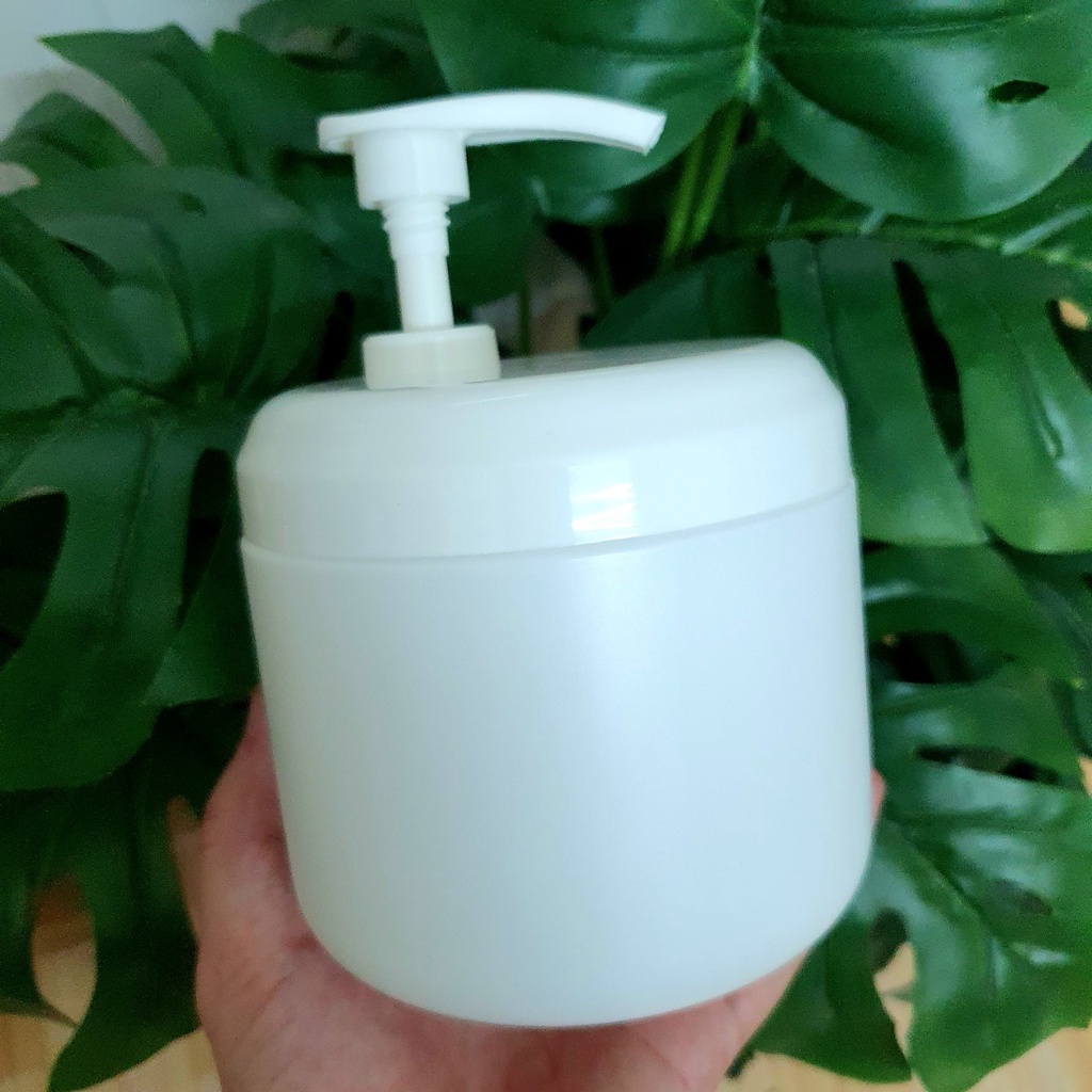 Hủ có vòi đựng kem body 500g, 1kg chiết kem, đựng mỹ phẩm (Nhiều Màu)