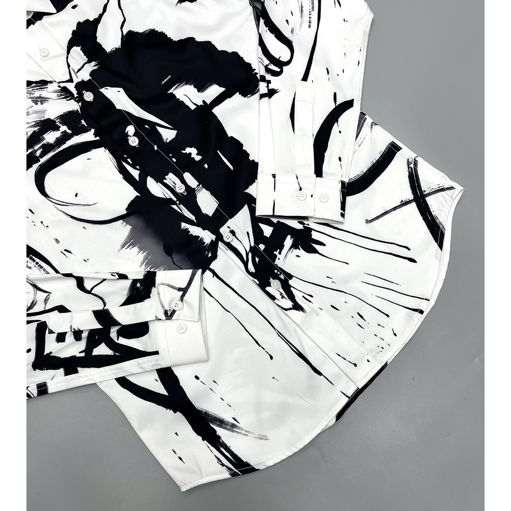 Áo sơ mi Dior họa tiết LA 2022 on web