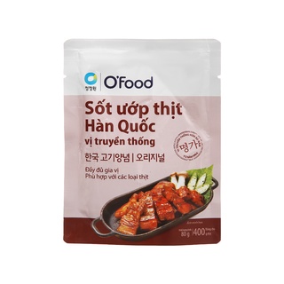 O'food sốt ướp thịt hàn quốc vị truyền thống dạng gói 80g