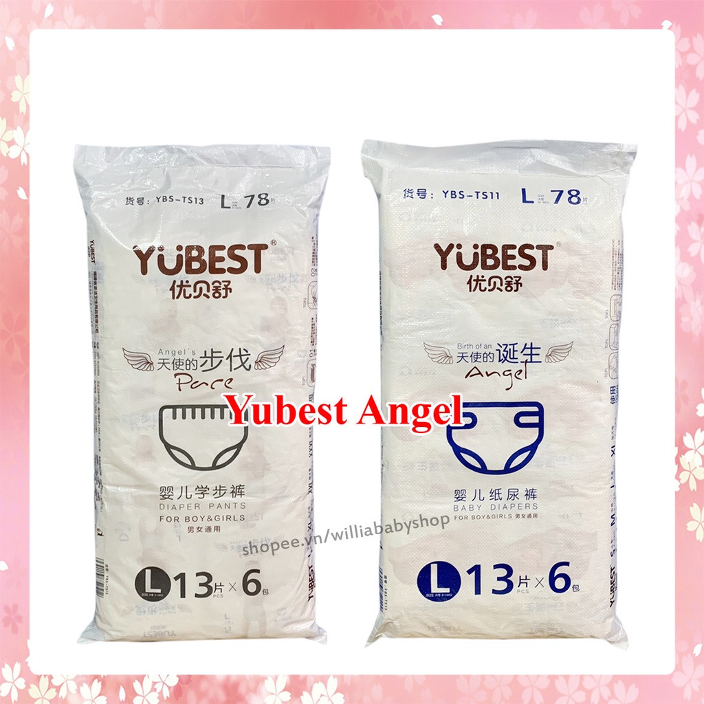 Bỉm Yubest - Tã YUBEST Gold / Night / Angel / Natural / CAO CẤP Quần/Dán Size S132, S90, M108, M84, L96, L78