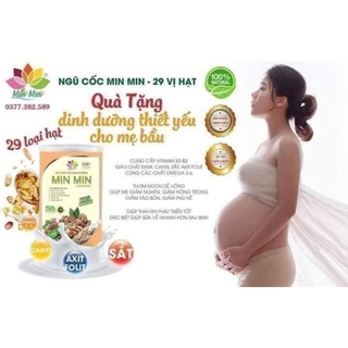 NGŨ CỐC BỘT MINMIN (29 loại hạt lợi sữa và siêu lợi sữa)