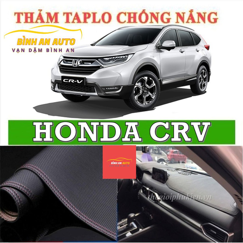 Thảm Taplo HONDA CRV 2018 -2020 vân Cacbon cap cấp - Bình An Auto