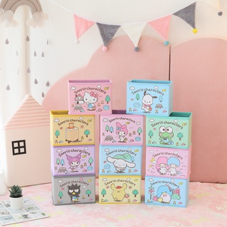 Thùng đựng phụ kiện xếp gọn Hello Kitty - Doremon