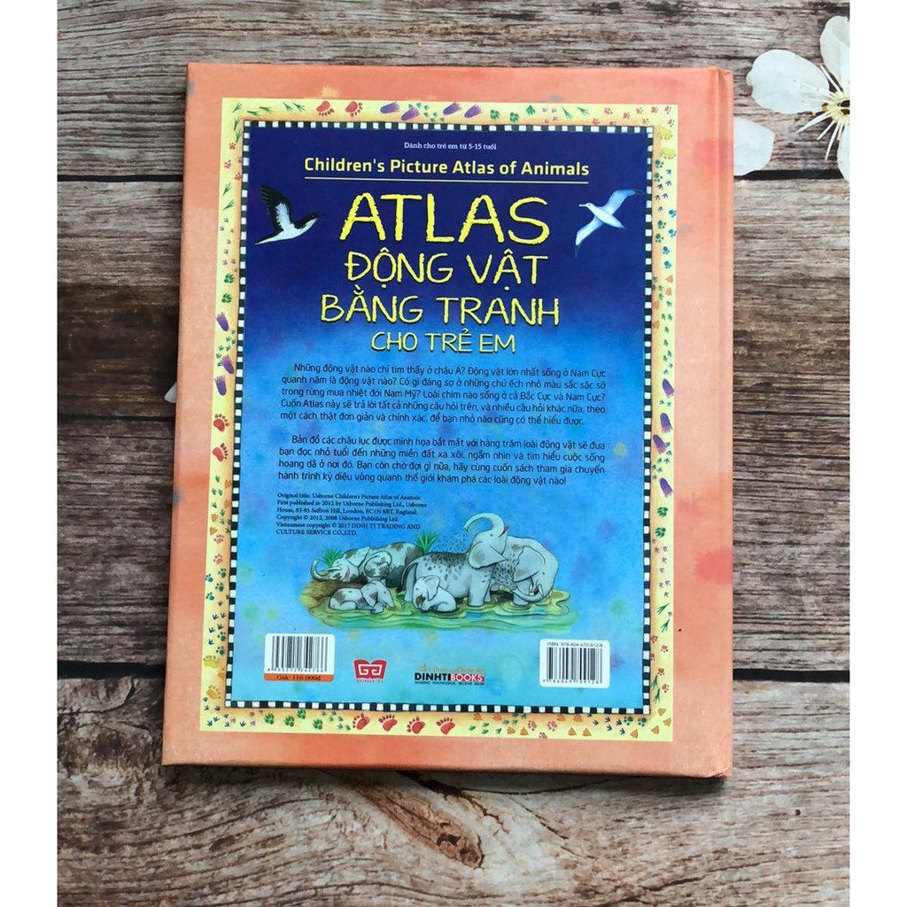 Sách - Atlas Động Vật Bằng Tranh Cho Trẻ Em (Children's Picture Atlas Of Animals)