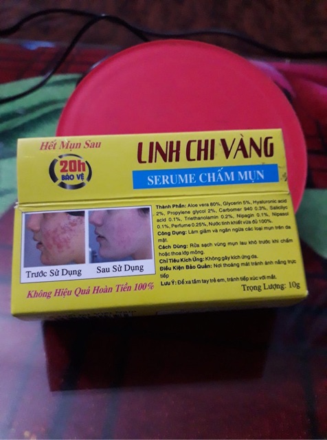 Chấm Mụn Thần Tốc Linh Chi Vàng