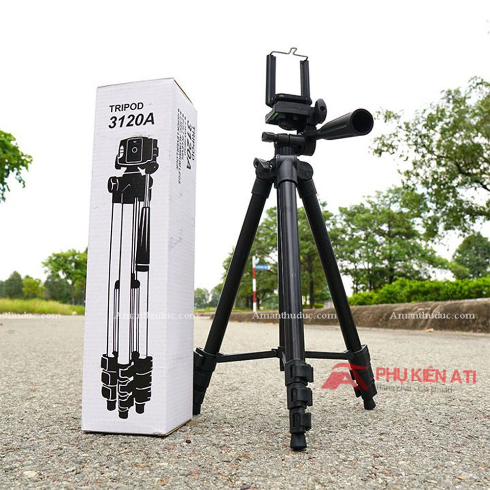 Gậy 3 chân chụp hình máy ảnh, điện thoại Tripod TF - 3120 loại tốt