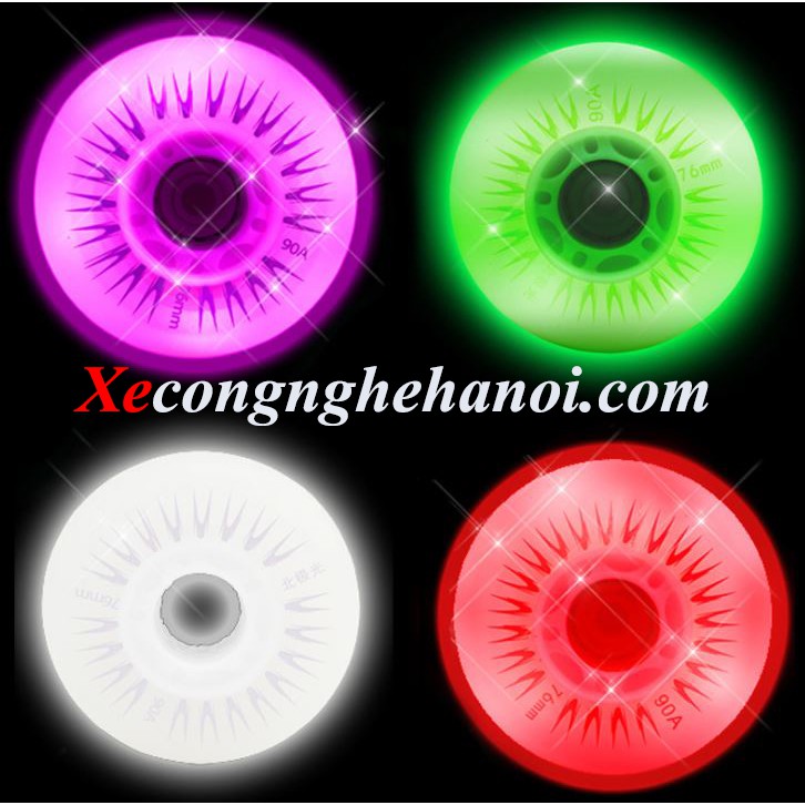 Bánh sau xe Drift 360 và bánh Patin có đèn