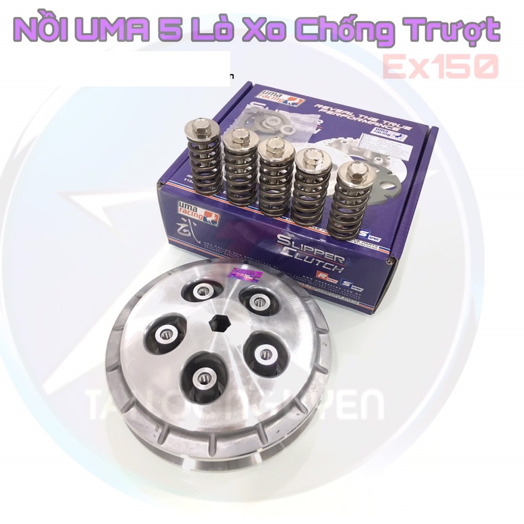 NỒI UMA RACING 5 LÒ XO CHỐNG TRƯỢT  SLIPPER CLUTCH CHO EX150/FZ150i/R15 V2