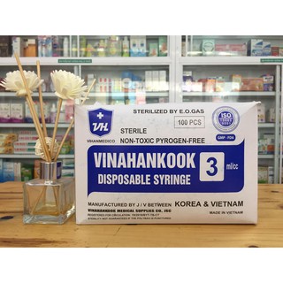 Bơm tiêm Vinahankook 3ml (hộp 100c)